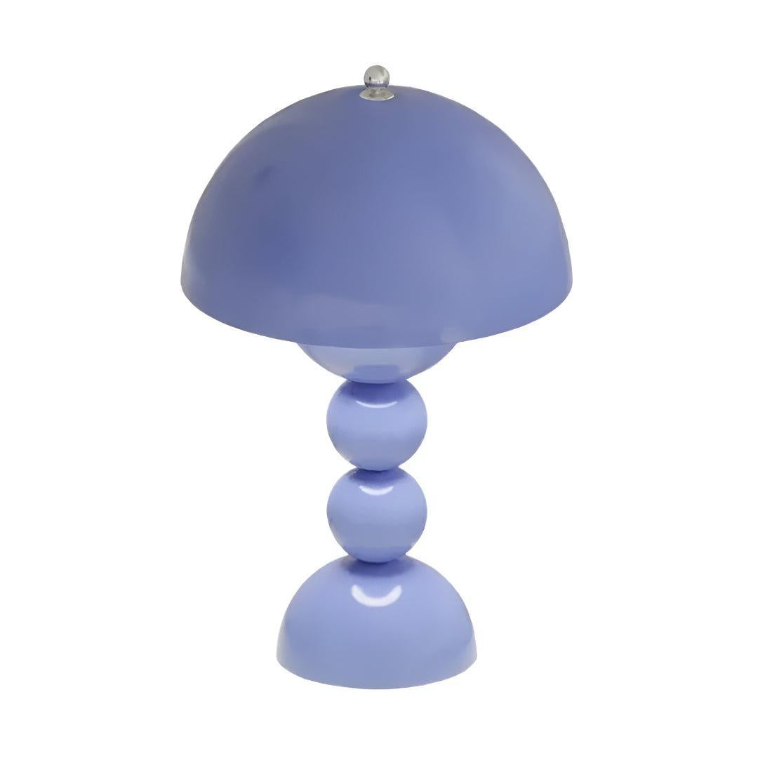 Cordless Nordic Table Lamp with Mushroom Design