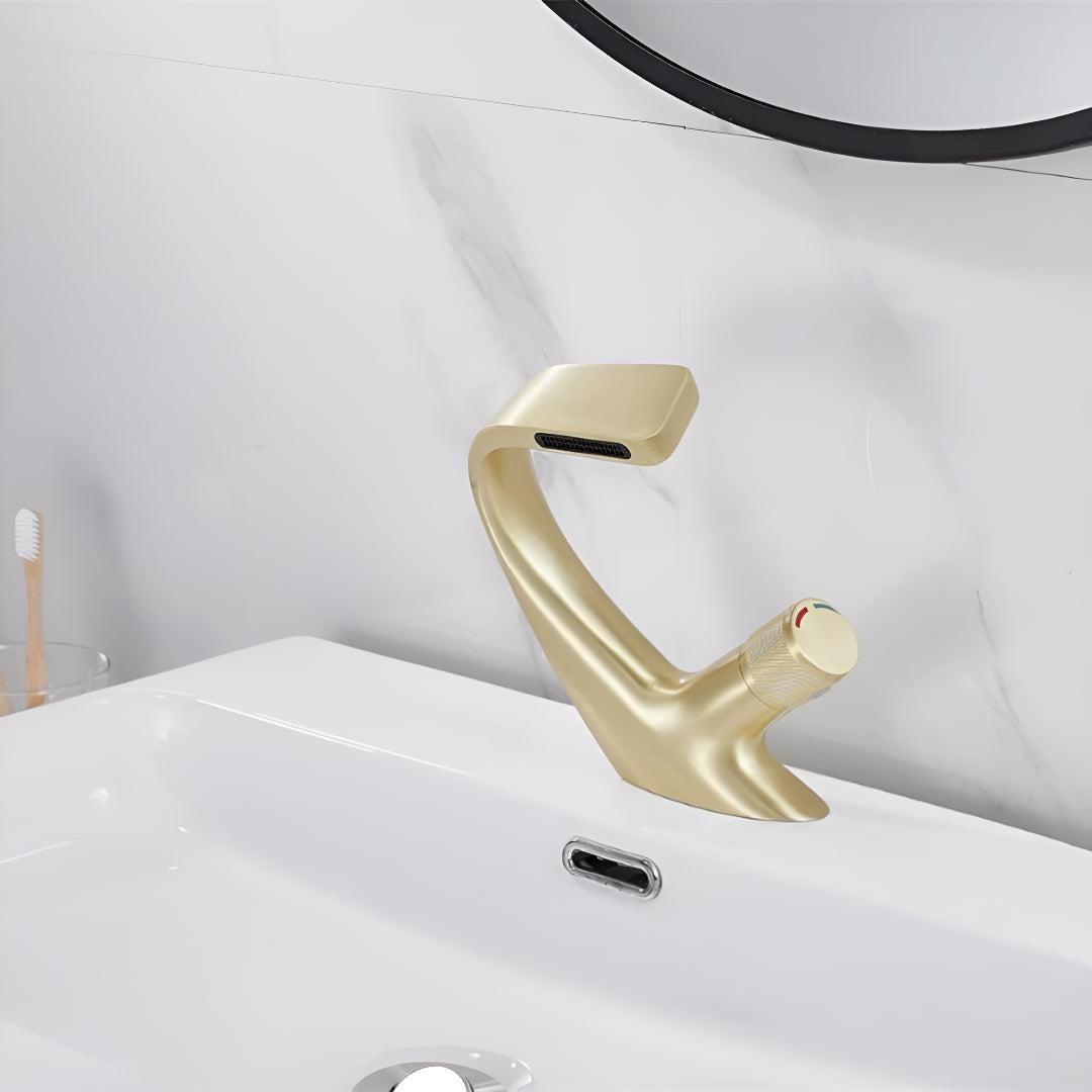 Modern Home Bathroom Mixer Tap With Waterfall Spout
