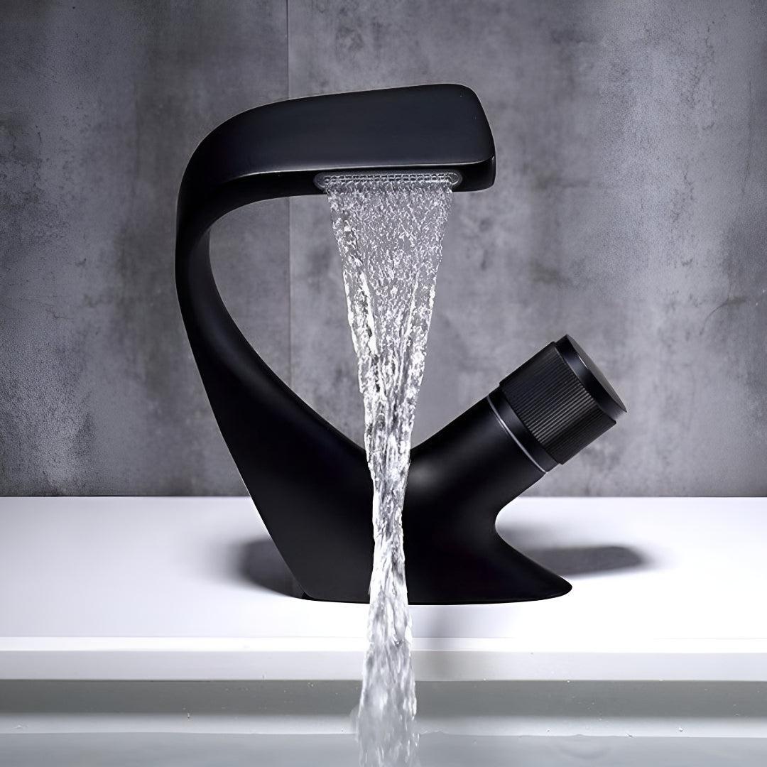 Modern Home Bathroom Mixer Tap With Waterfall Spout
