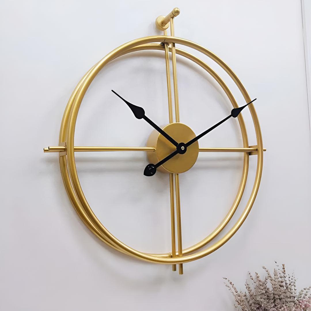 Modern Large Wall Clock with Minimalistic Silent Design