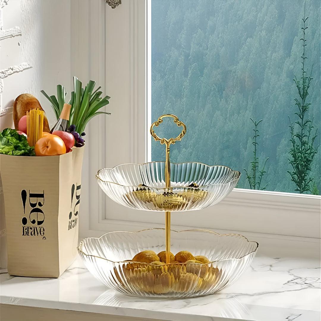 Modern Tiered Fruit Bowl Organiser
