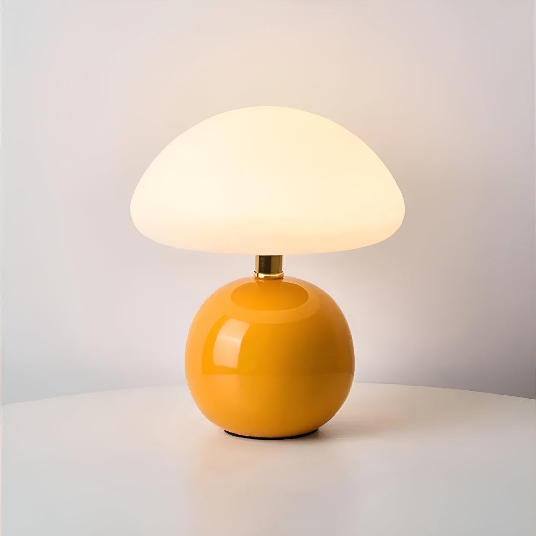 Mushroom Table Lamp with LED Ambient Light