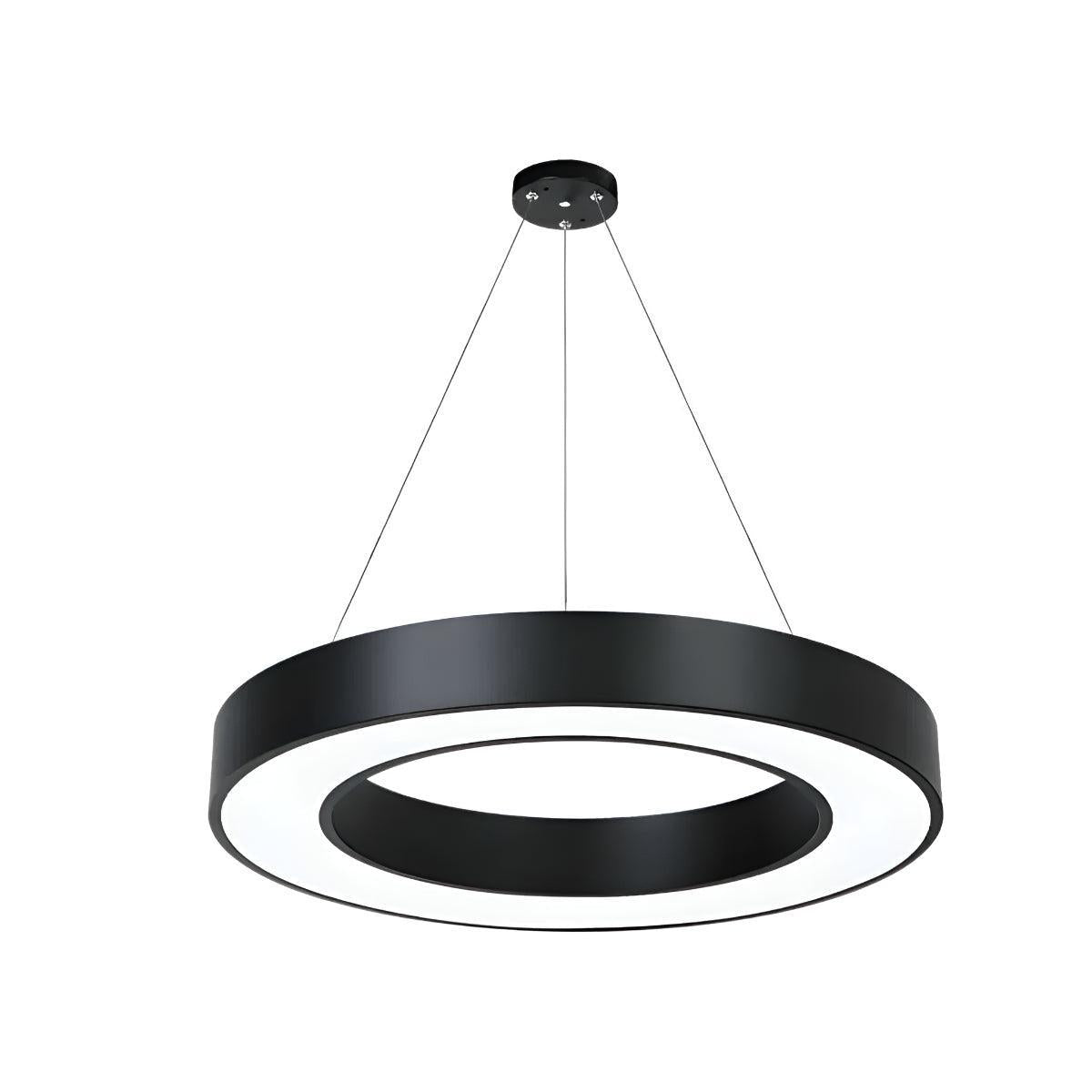 Pendant Ceiling Lights for Offices and Gyms With Round Ring Design