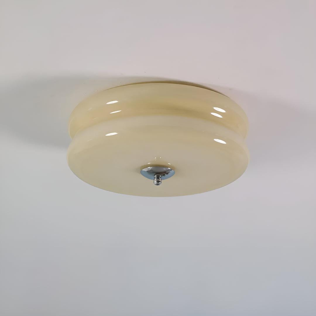 Vintage Art Deco Flush Ceiling Light