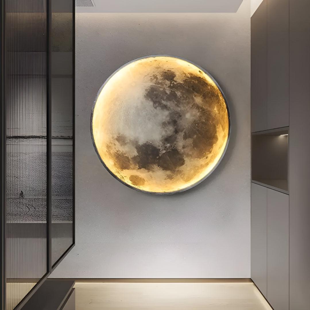 Wall Light with Moon Design and LED Decorative Sconce