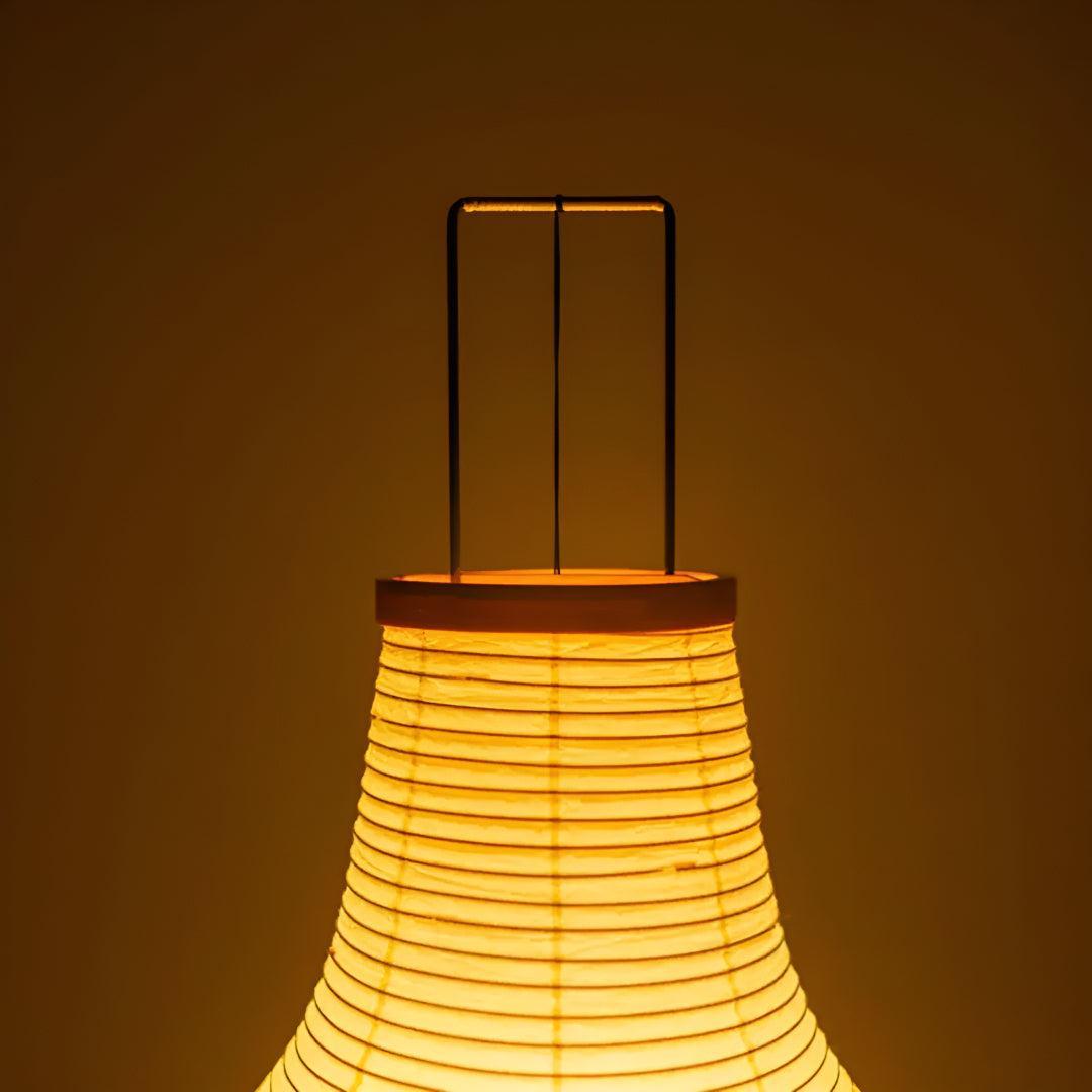 Washi Paper Floor Lamp For Living Room With Tripod Base