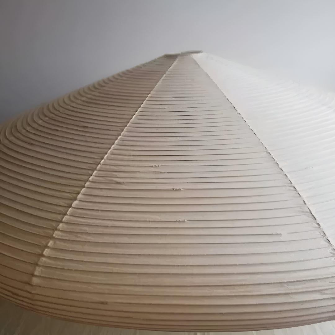 Akari Paper Pendant Light with Modern Disc Shade Design