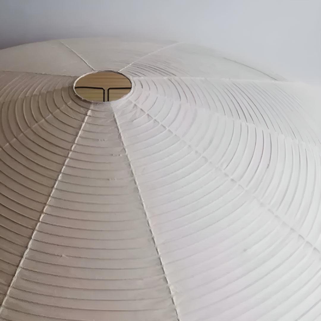 Akari Paper Pendant Light with Modern Disc Shade Design