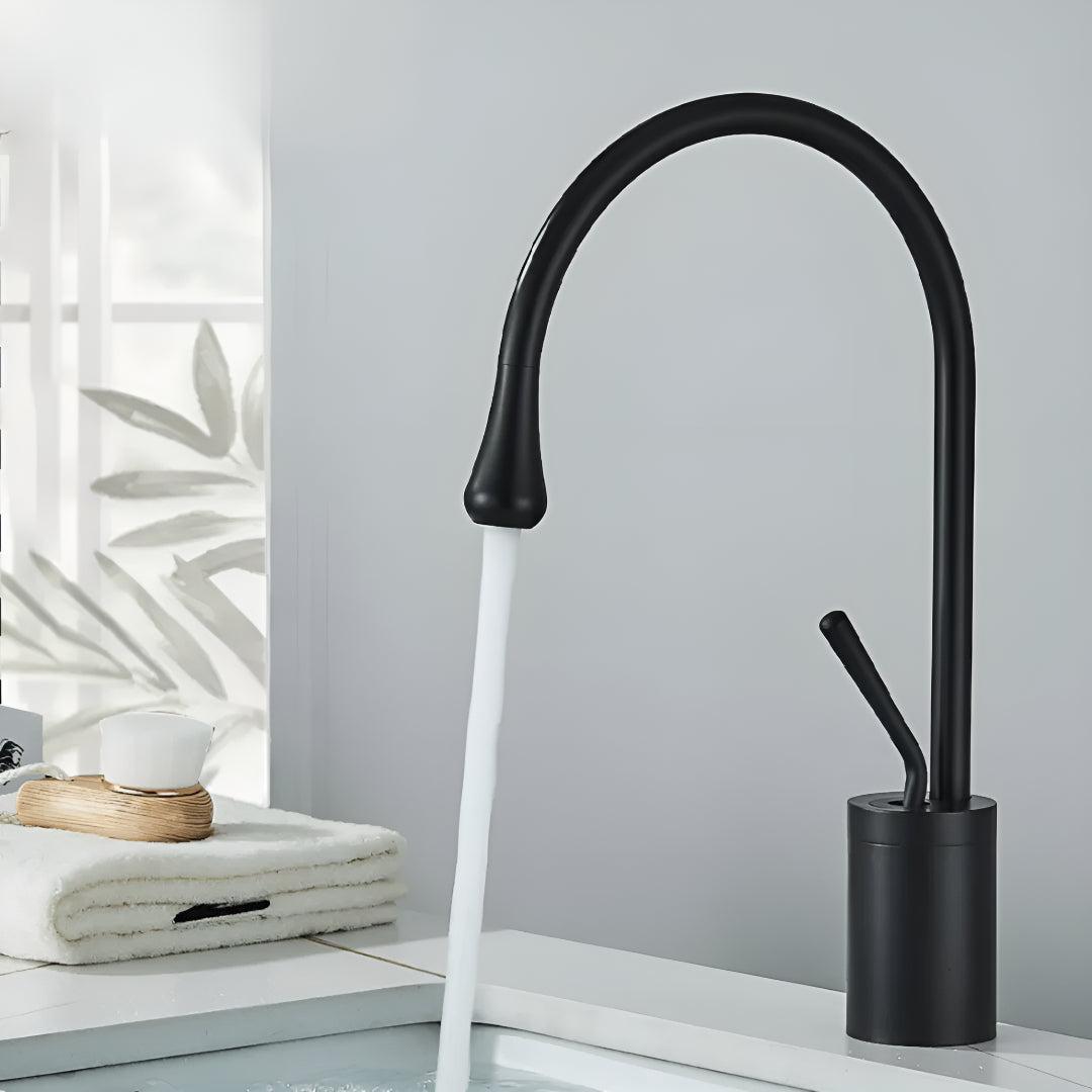 Bathroom Mixer Tap With Tall Basin Spout