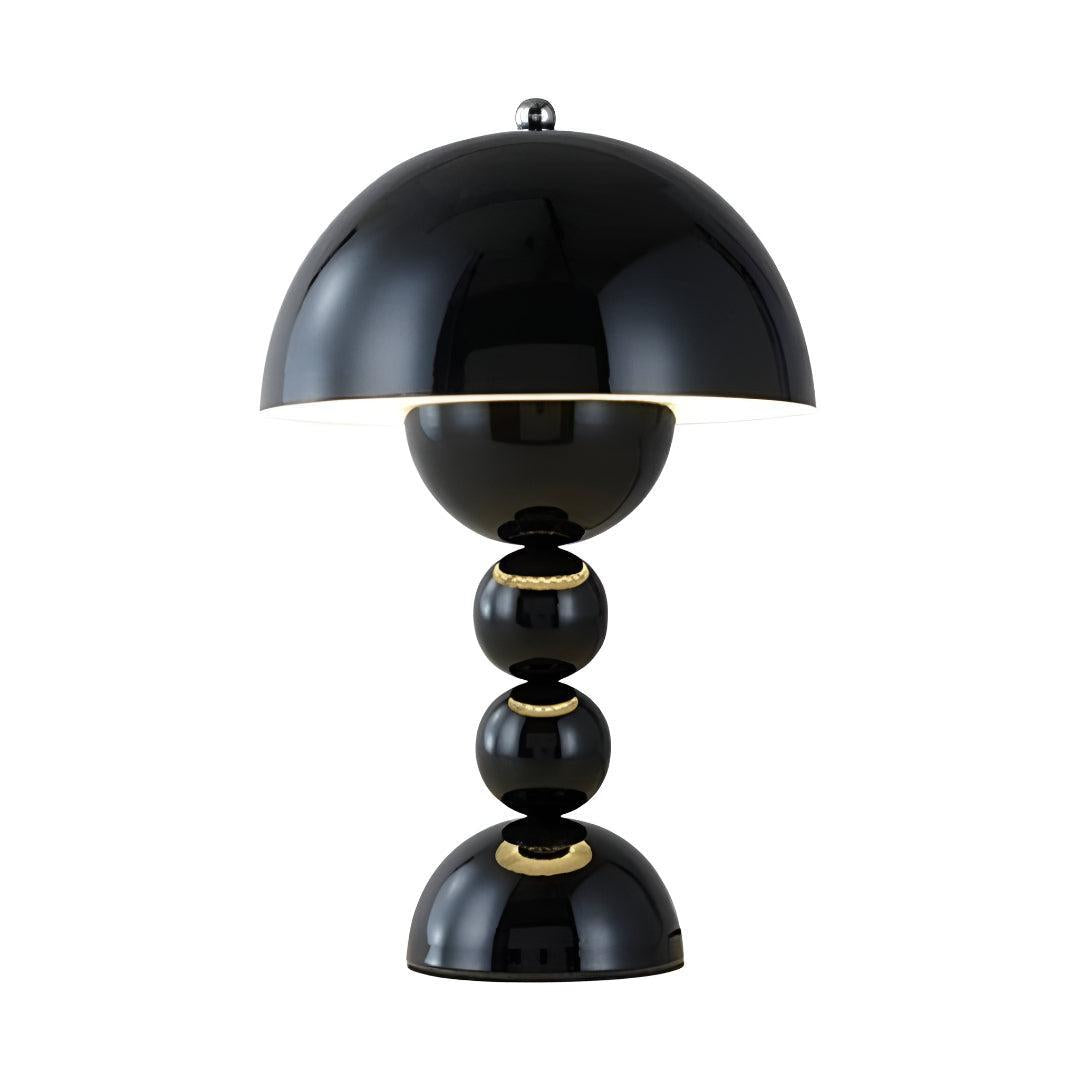 Cordless Nordic Table Lamp with Mushroom Design