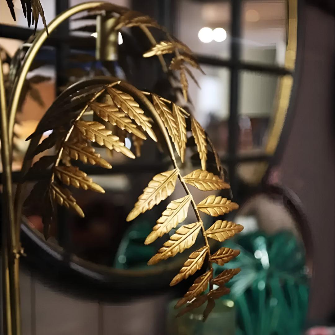 Golden Palm Tree Floor Lamp For Modern Home Interior