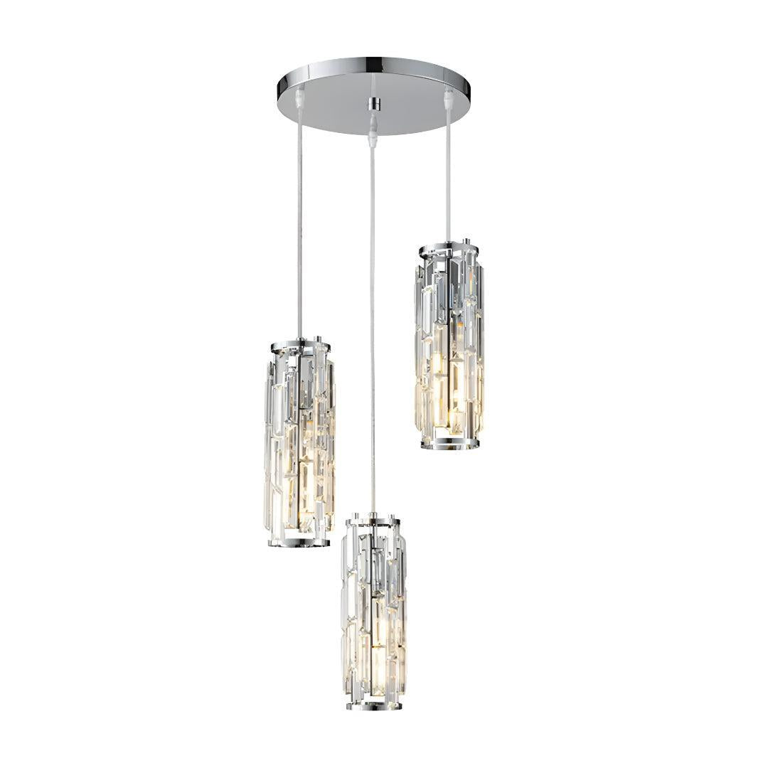 Hanging Pendant Ceiling Lights for Kitchen with Crystal Glass Design