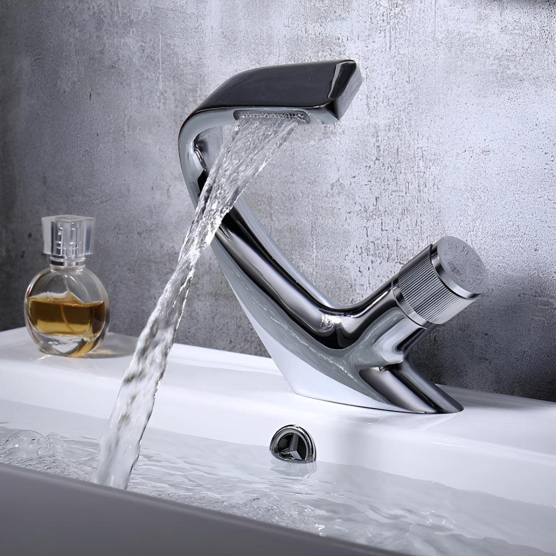 Modern Home Bathroom Mixer Tap With Waterfall Spout