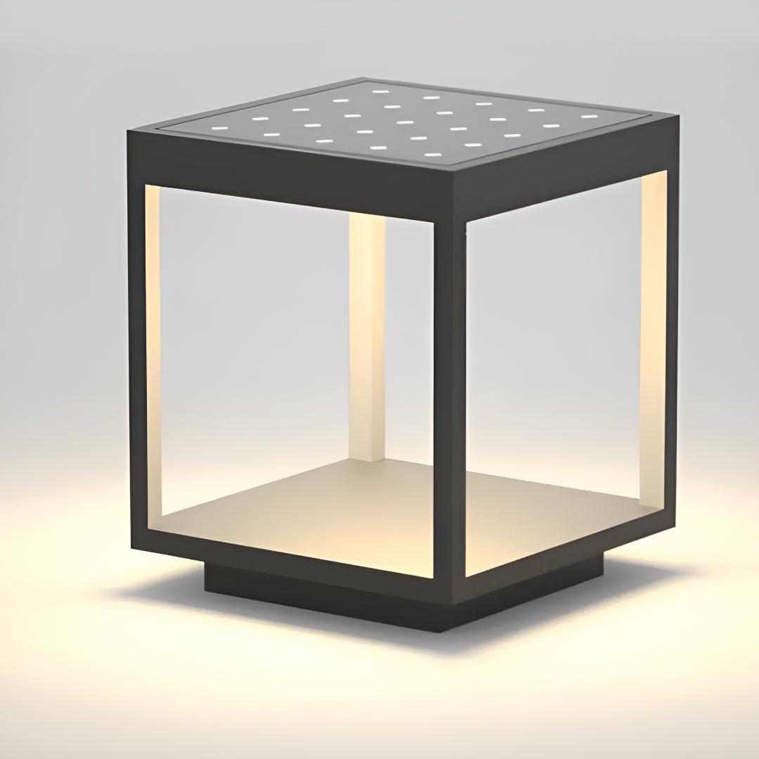 Modern LED Solar Garden Post Light