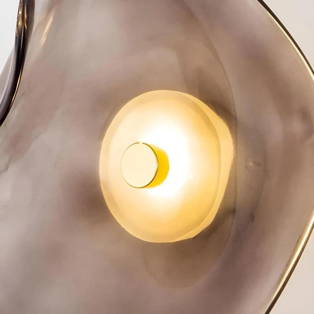 Modern LED Wall Light Sconce With Glass Shade