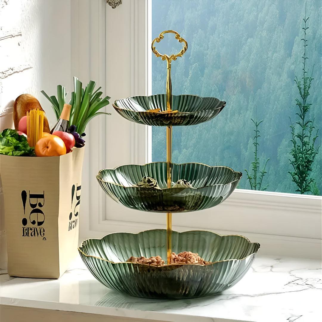Modern Tiered Fruit Bowl Organiser
