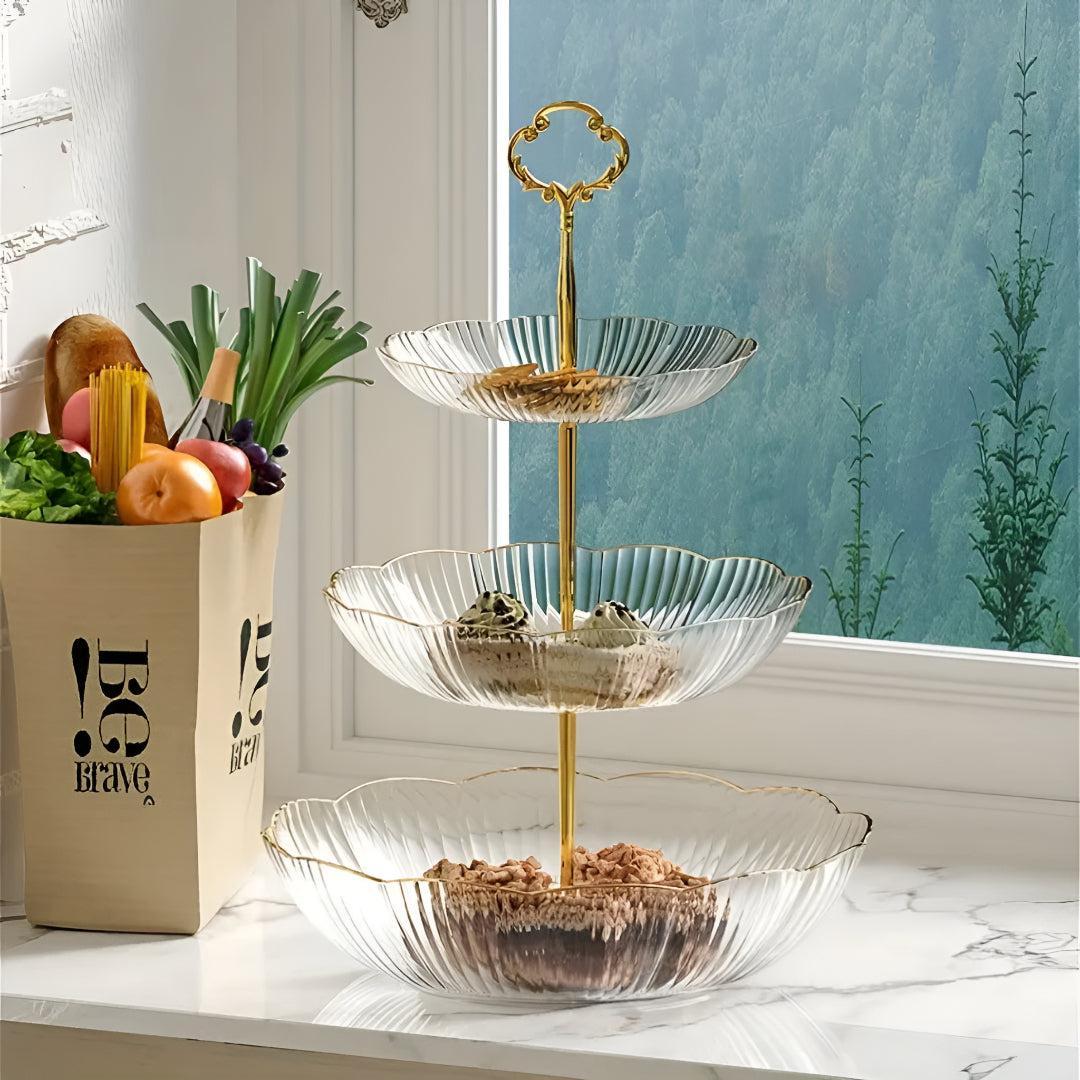 Modern Tiered Fruit Bowl Organiser