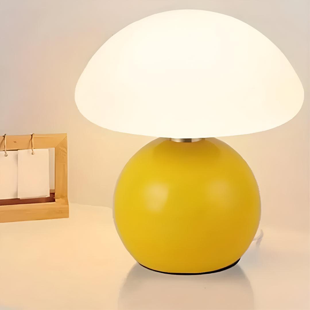 Mushroom Table Lamp with LED Ambient Light