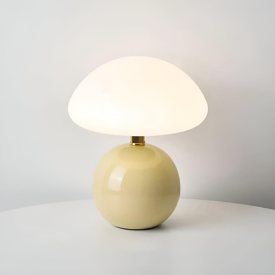 Mushroom Table Lamp with LED Ambient Light