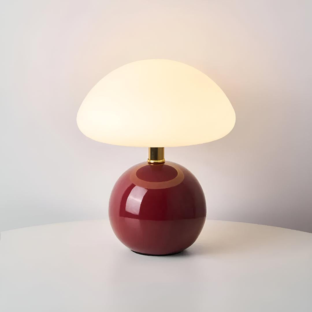 Mushroom Table Lamp with LED Ambient Light