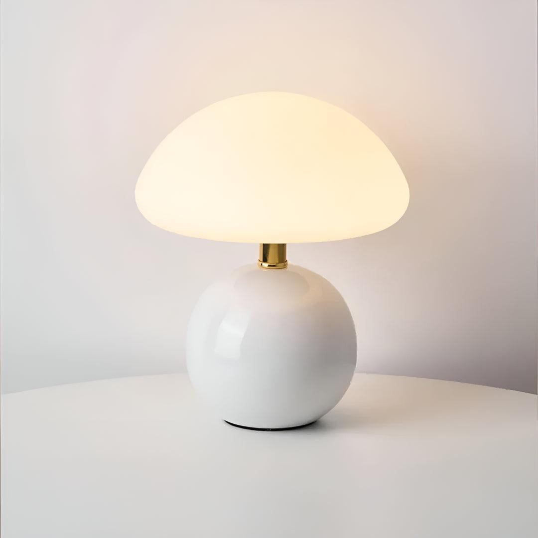Mushroom Table Lamp with LED Ambient Light
