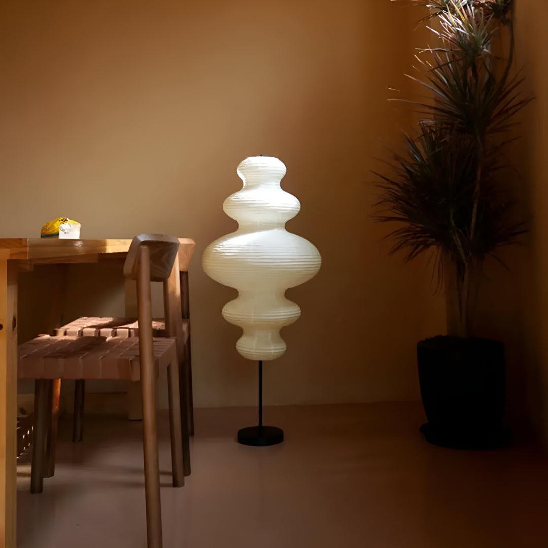Noguchi Paper Floor Lamp With Diffused Light