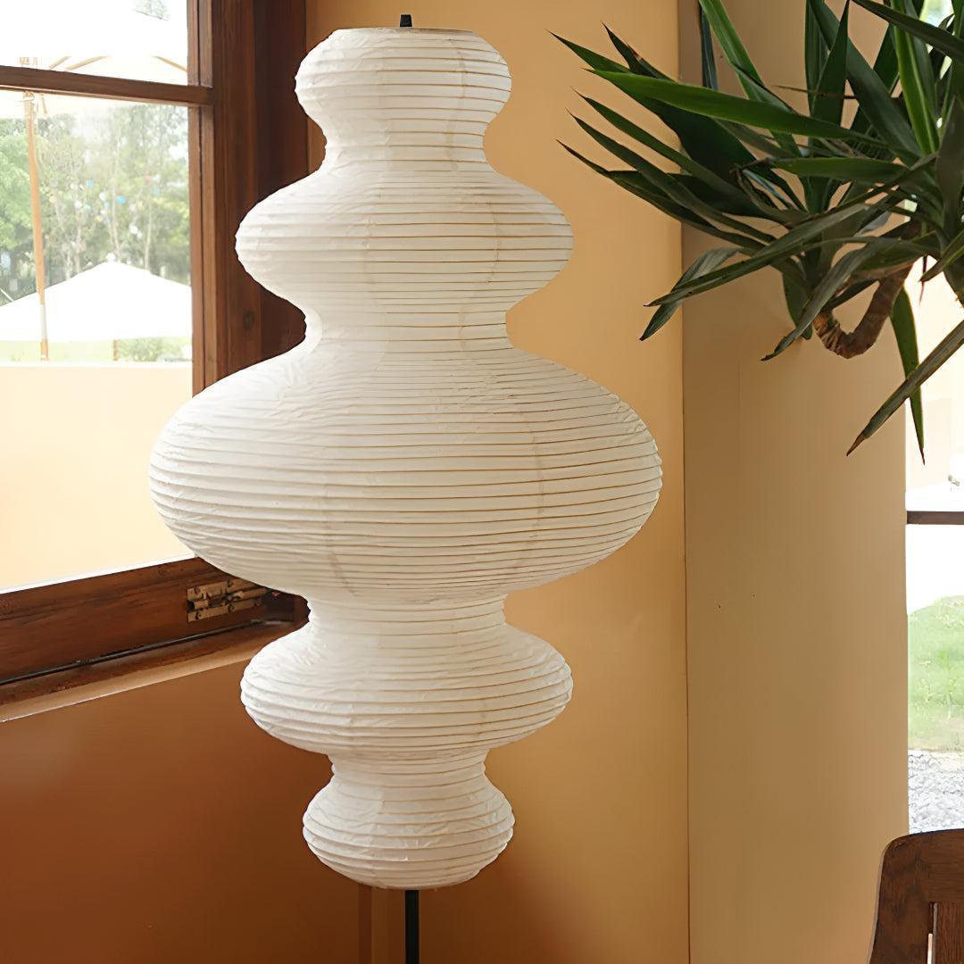 Noguchi Paper Floor Lamp With Diffused Light
