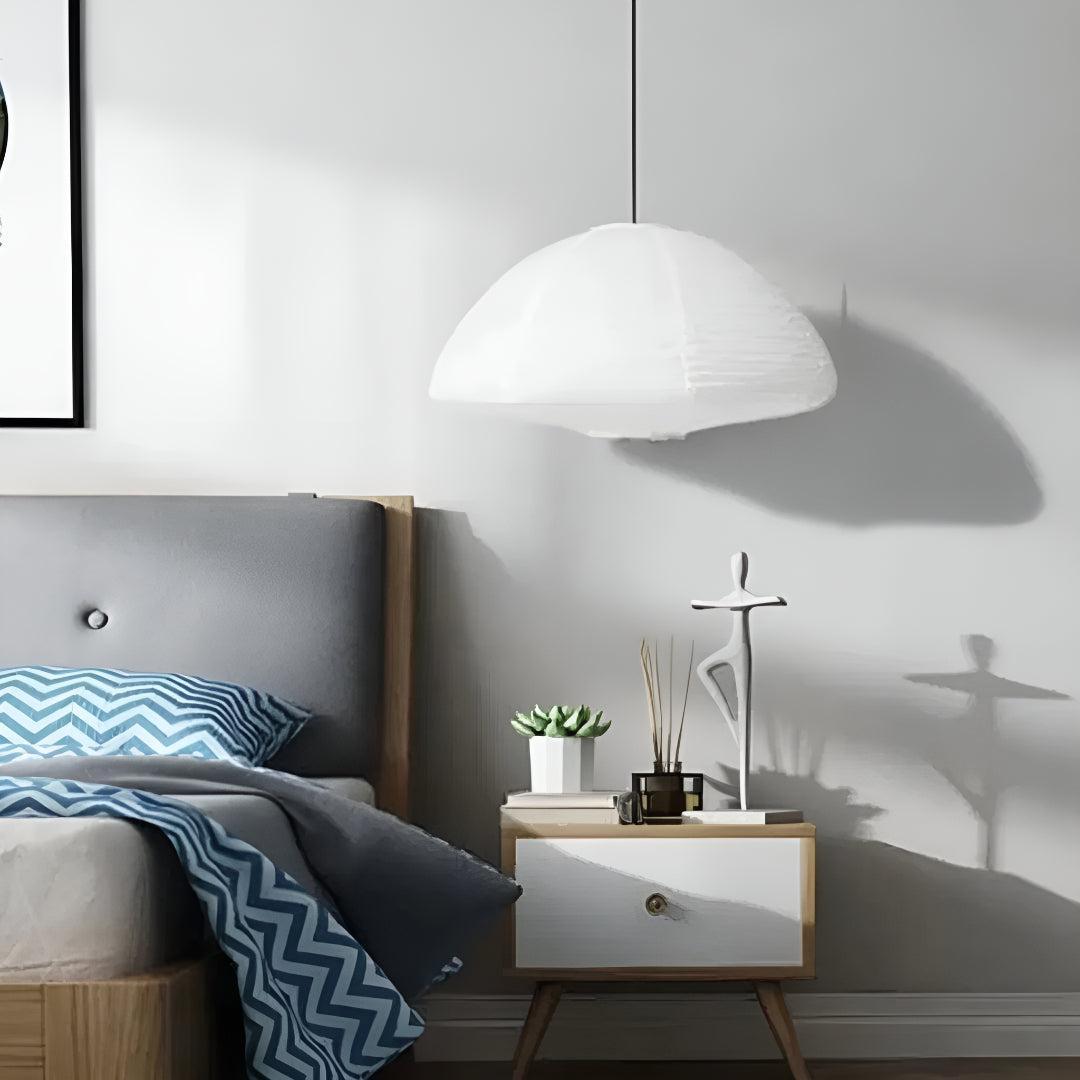 Noguchi Pendant Light with Modern Minimalist Dome Design