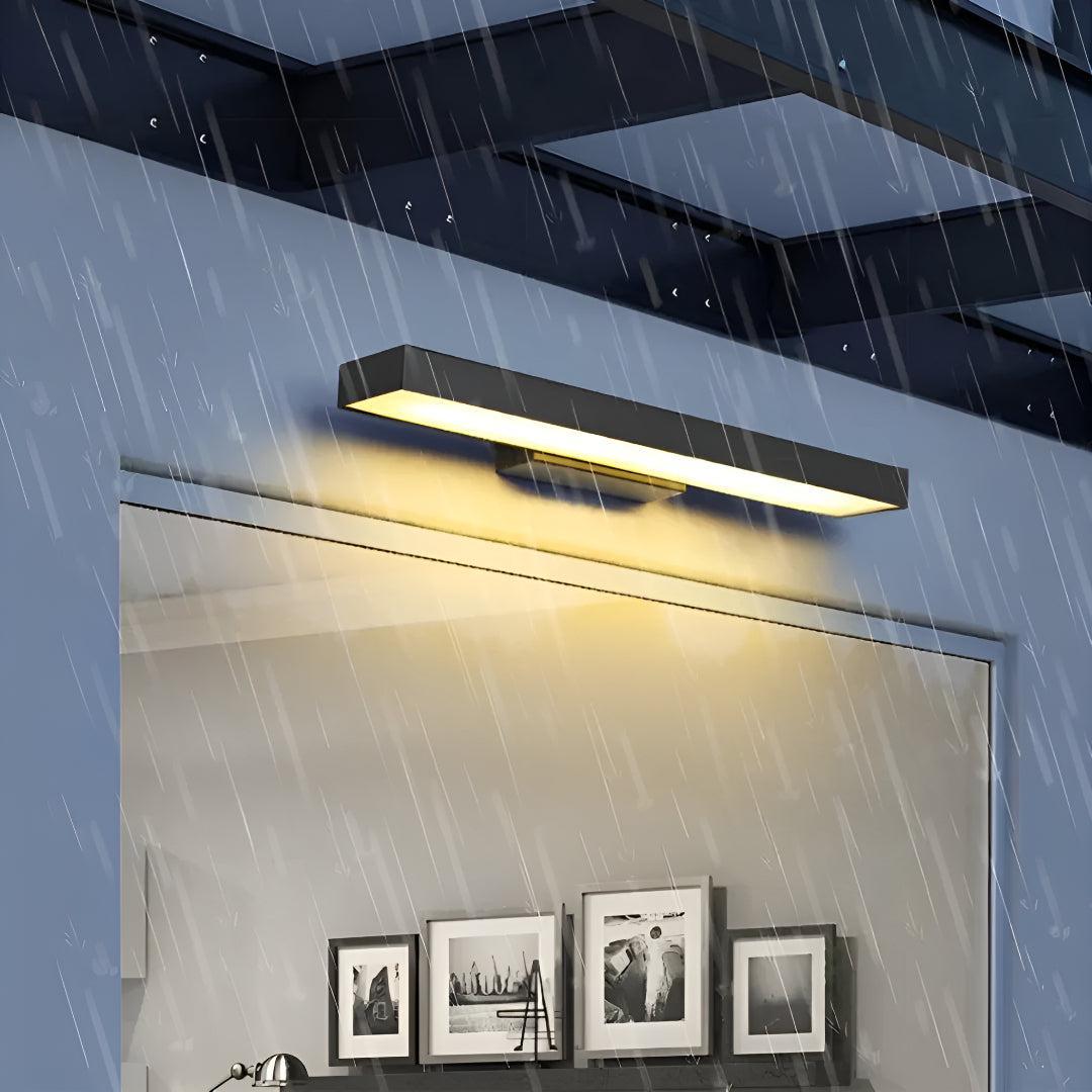 Outdoor Wall Light With Modern Motion Sensor Design For Entrances And Gardens