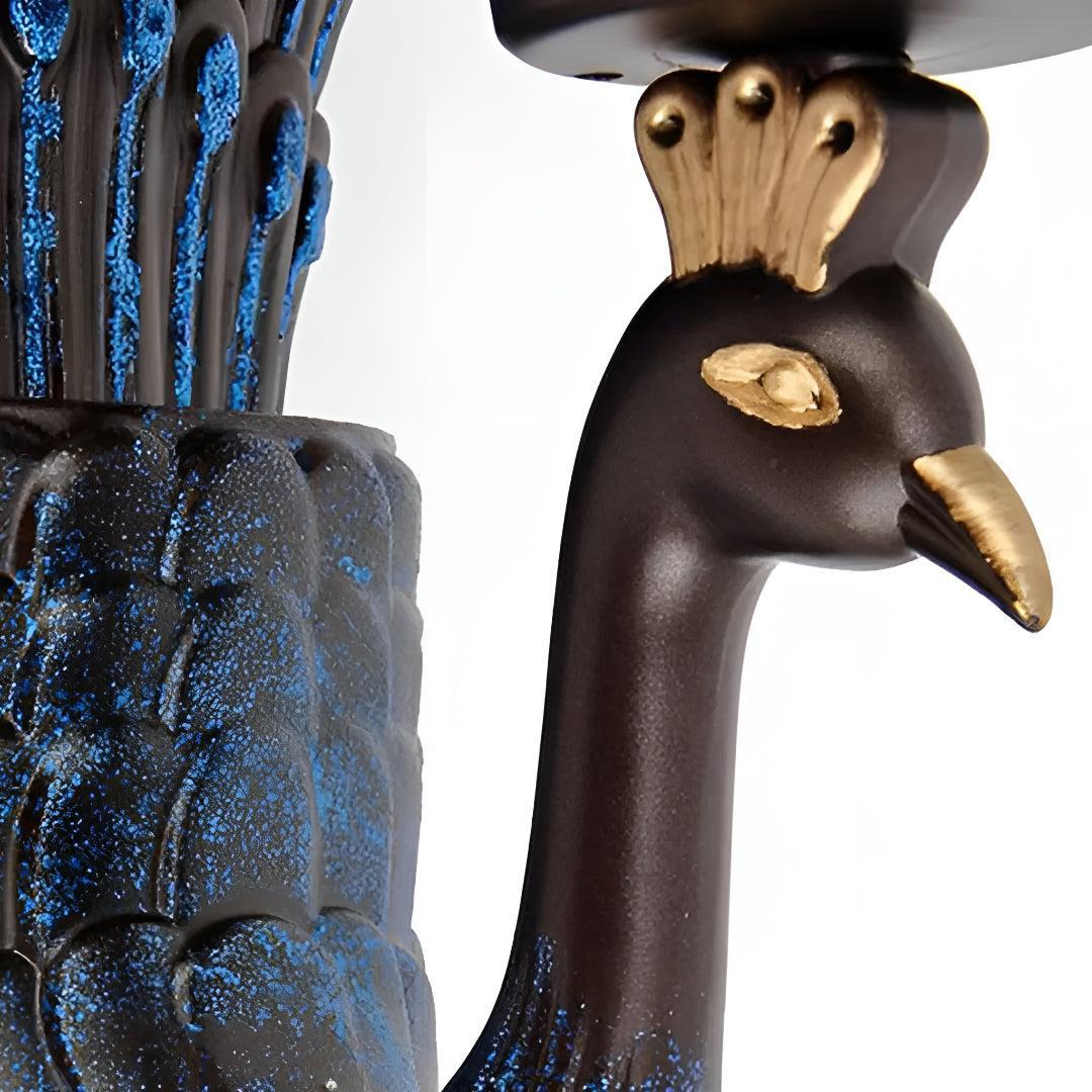 Retro Peacock Exterior Wall Lamp for Outdoor Wall Lighting