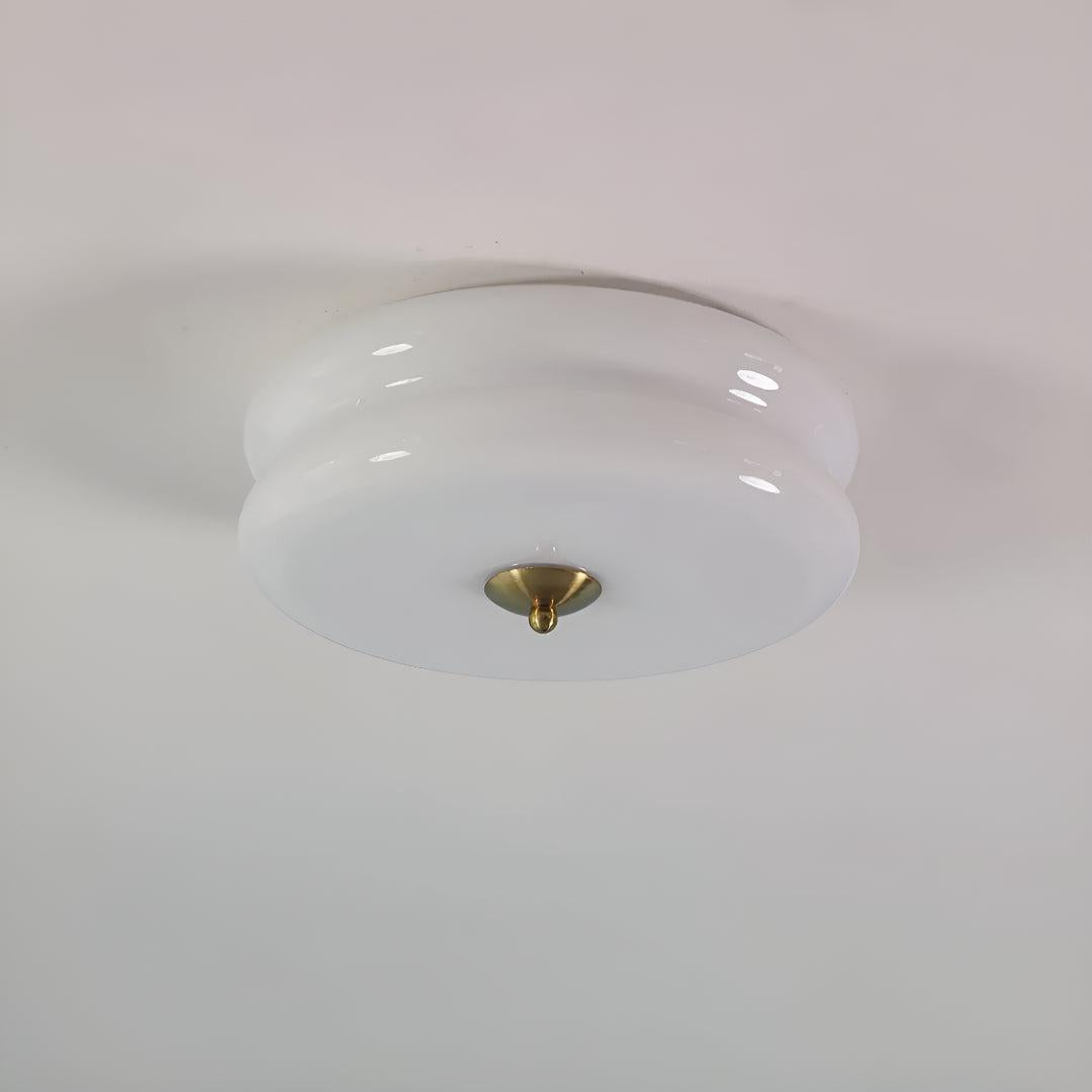 Vintage Art Deco Flush Ceiling Light
