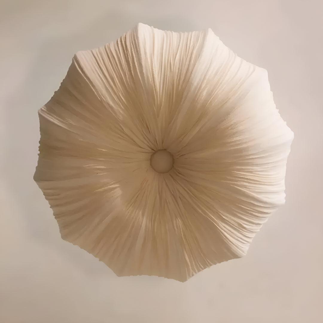 Wabi Sabi Modern Pendant Ceiling Light With Sculpted Linen Design